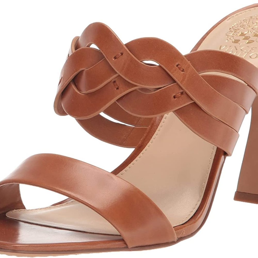 Vince Camuto Rivky Two Strap Leather Sandal
